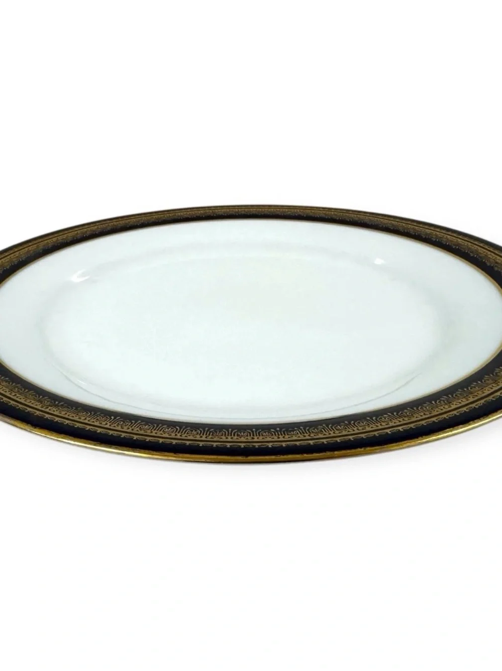 Noritake Legacy Vienna 2796 Set of 4 Dinner Plates 10.5” Blue 24K Gold Trim Vtg